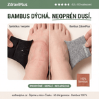 Bambusové návleky pro těžké nohy