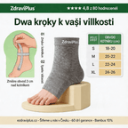 Bambusové návleky pro těžké nohy