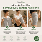 Bambusové kompresní návleky na kolena